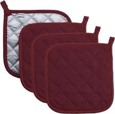 Joyhalo 4 Pack Pot Holders for Kitchen Heat Resistant Pot Holders Sets Oven Hot 