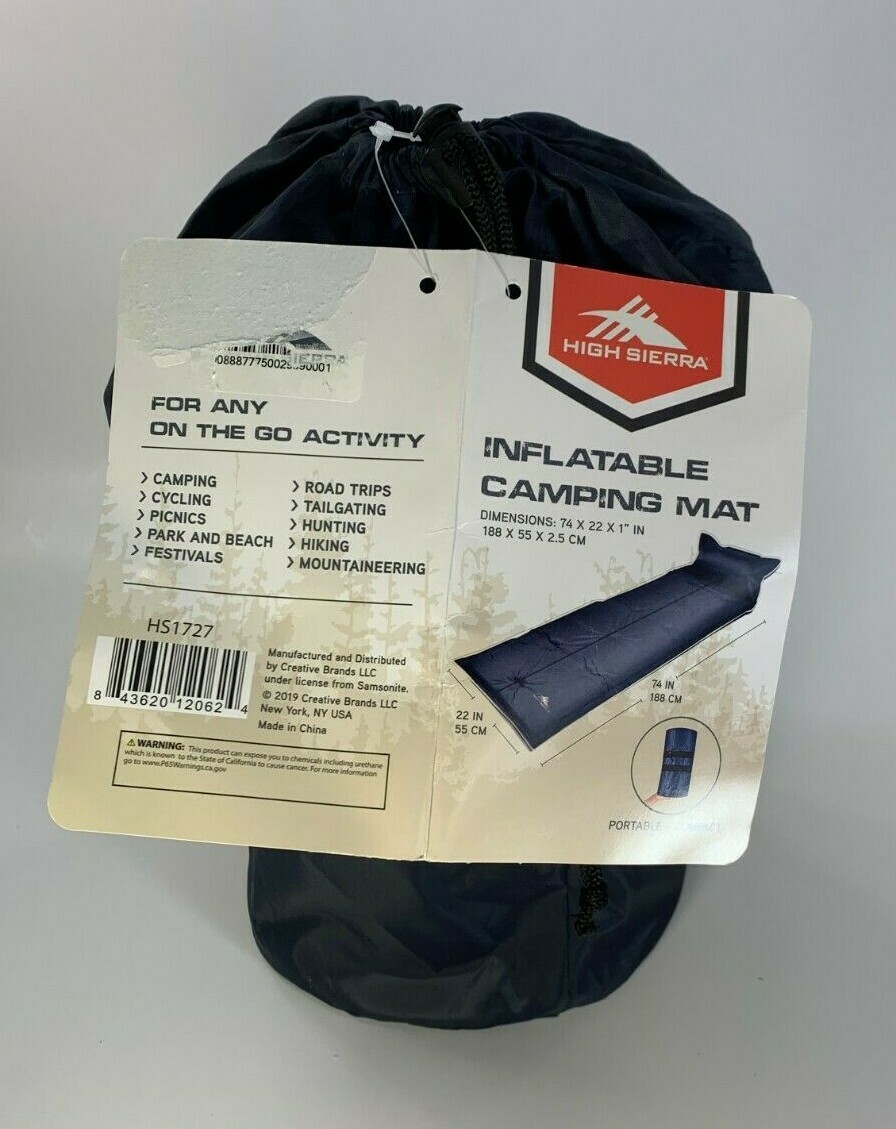 high sierra sleeping pad