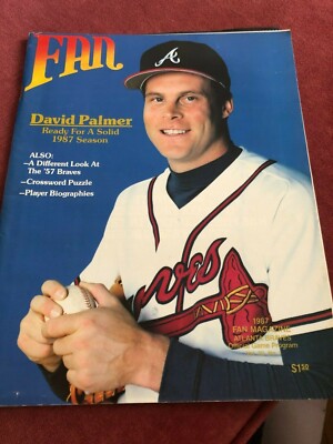 1987 Atlanta Braves New York Mets Program Dale Murphy David Palmer
