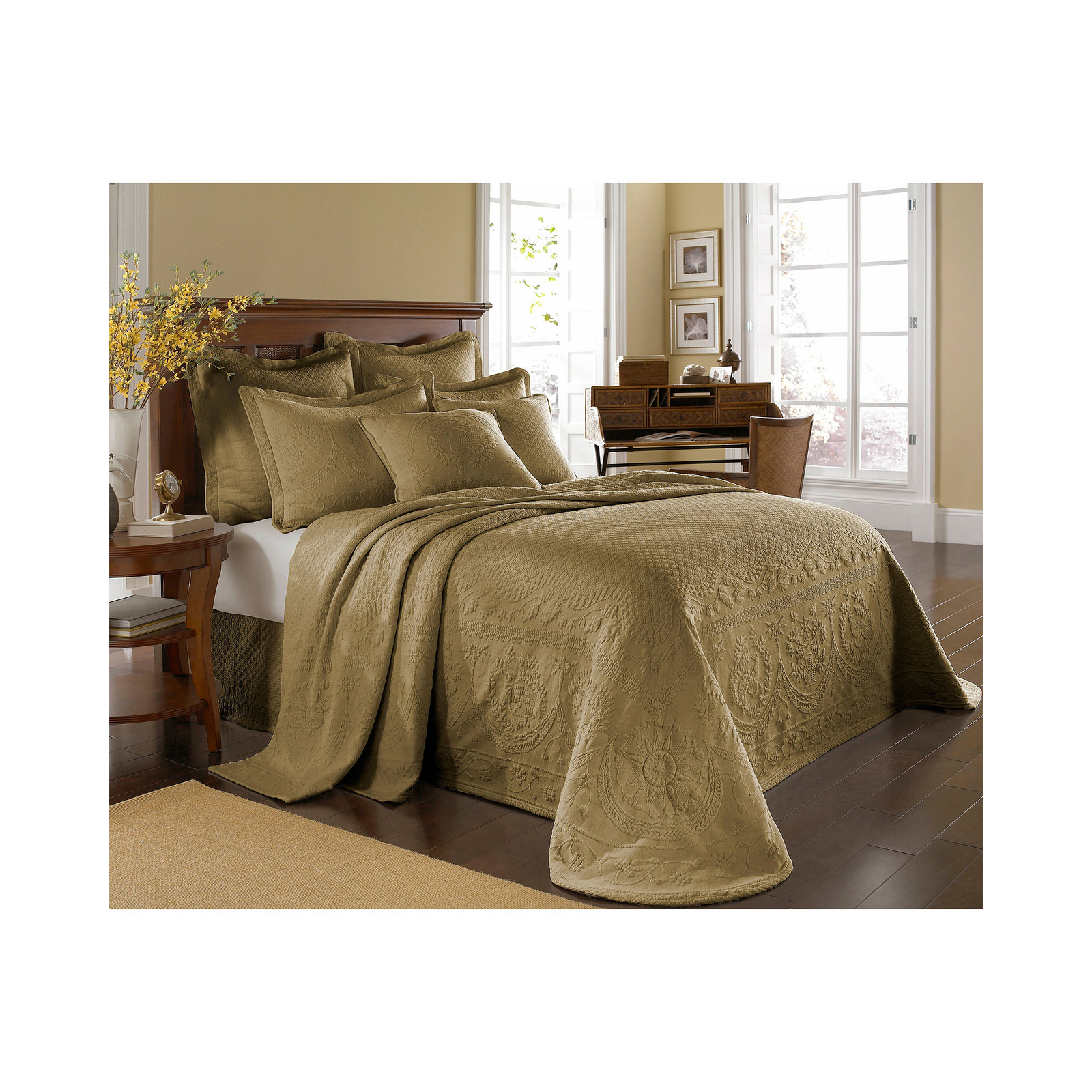 Historic Charleston Bedspreads Coverlet King Charles Collection