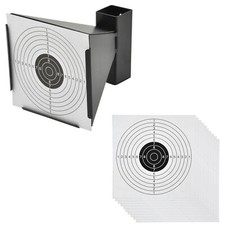 Kugelfang Scheibenkasten + 1000 Zielscheiben 14x14 cm für Luftgewehr Luftpistole