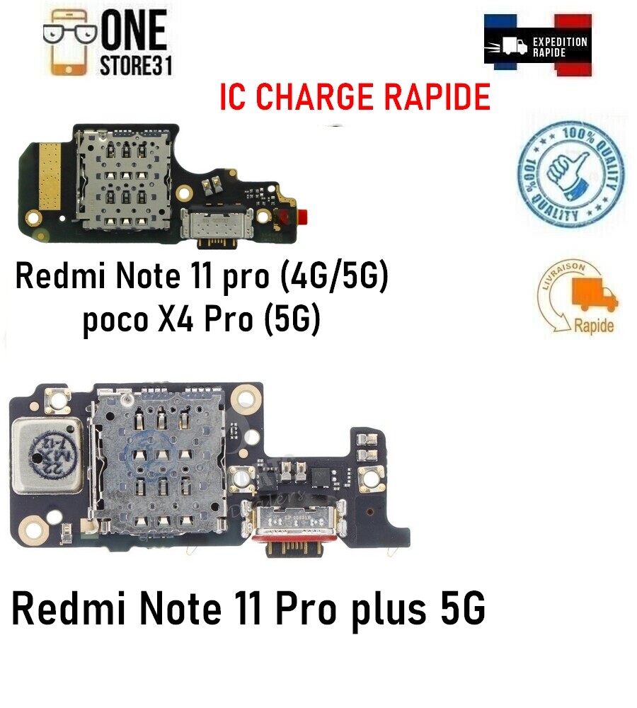 Connecteur De Charge Pour XIAOMI REDMI NOTE 11 PRO+ / PRO - Neuf Sous Blister