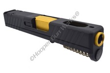 HGW Complete Upper for Glock 43 Combat RMSc Black Slide Fluted TiN Barrel