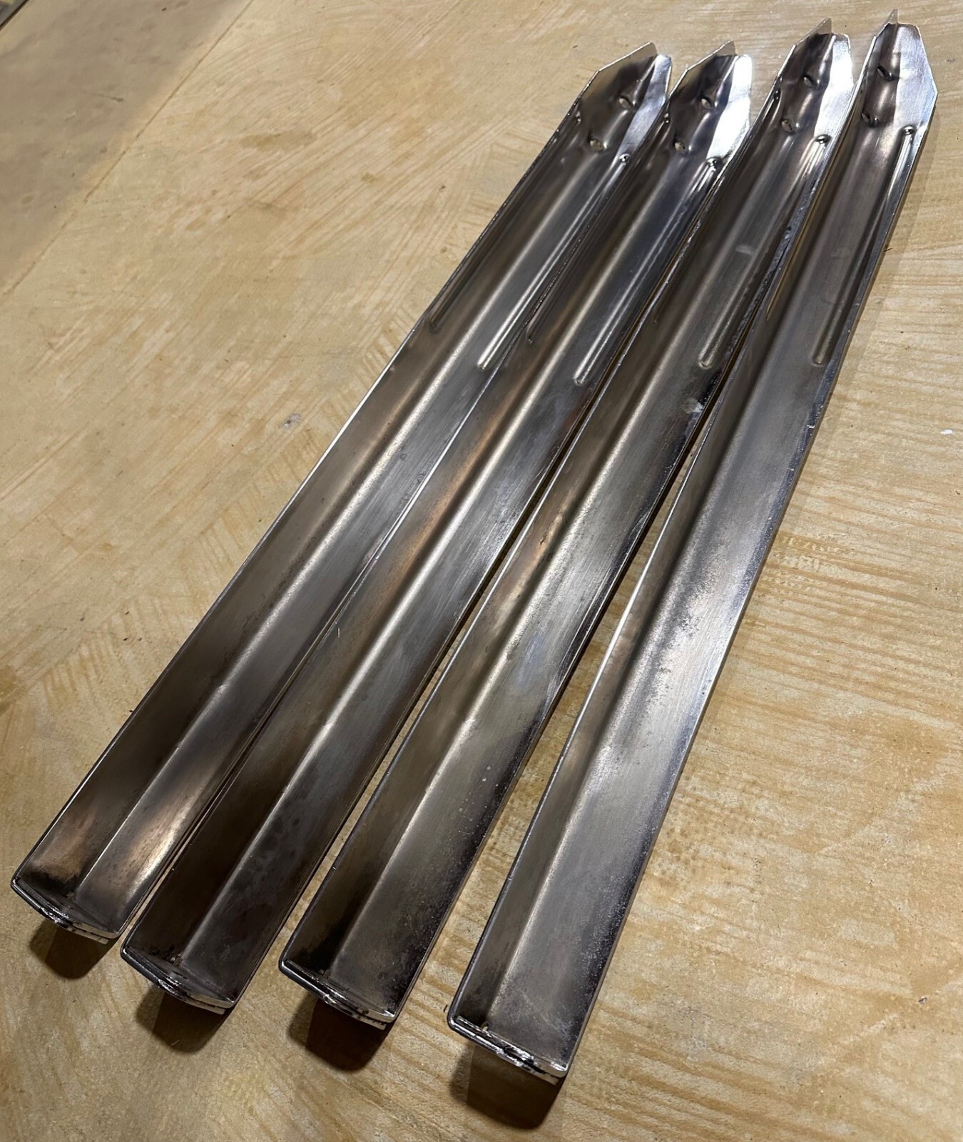 Pinball Machine Legs 31inch Ribbed Chrome Set of 4 Gottlieb. eBay