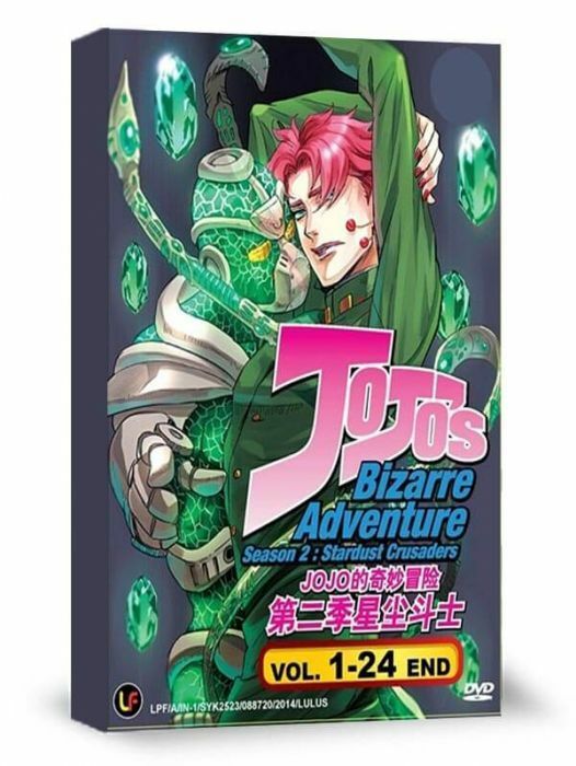 DVD Anime JOJO's Bizarre Adventure Season 1-5 (1-154 End) + 3 Specials  +Movie