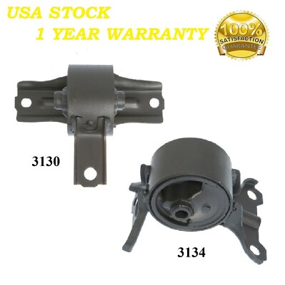 2 PCS Motor & Trans Mount FIT 2007-2012 DODGE CALIBER 2.0L