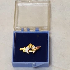 Vintage ORAK Scimitar Cresent Shriner Lapel Pin Preowned 