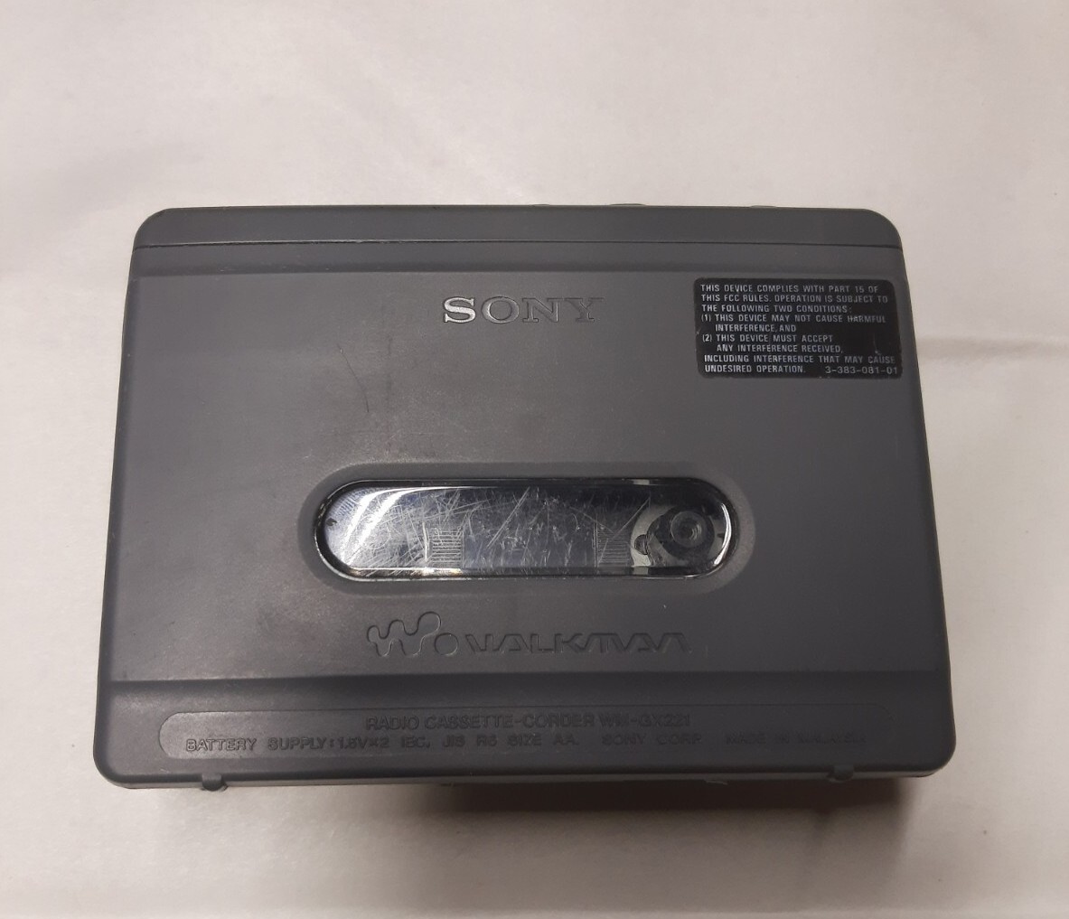 Sony Cassette AM FM Radio Walkman WM-GX221 | eBay Sony Cassette AM FM Radio Walkman WM-GX221 | eBay