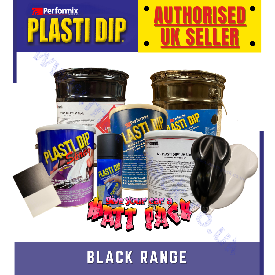 PLASTI DIP® BLACK Peelable / Rubber / Plastic / Liquid Spray Wrap