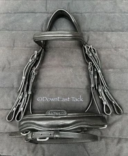 Cob-size ANTARES Original Design Dressage Double bridle - Lovely! Retail $600+