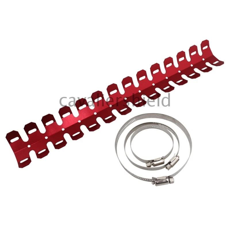 Protector de pierna de tubo silenciador de escape de motocicleta 60 cm protector térmico personalizado nuevo Foto 3 de 4