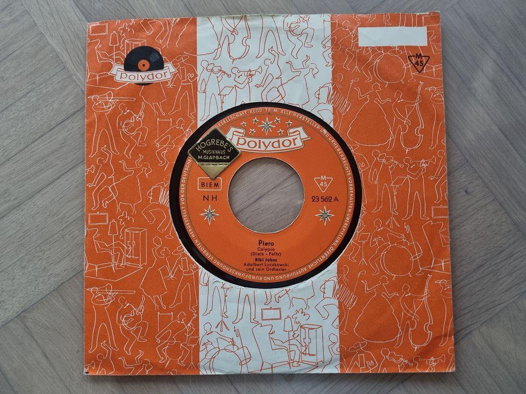 7"" Single Bibi Johns - Piero Vinyl Germany