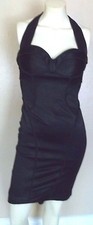  Zac Posen Sexy Halter Little Black Dress Size 2