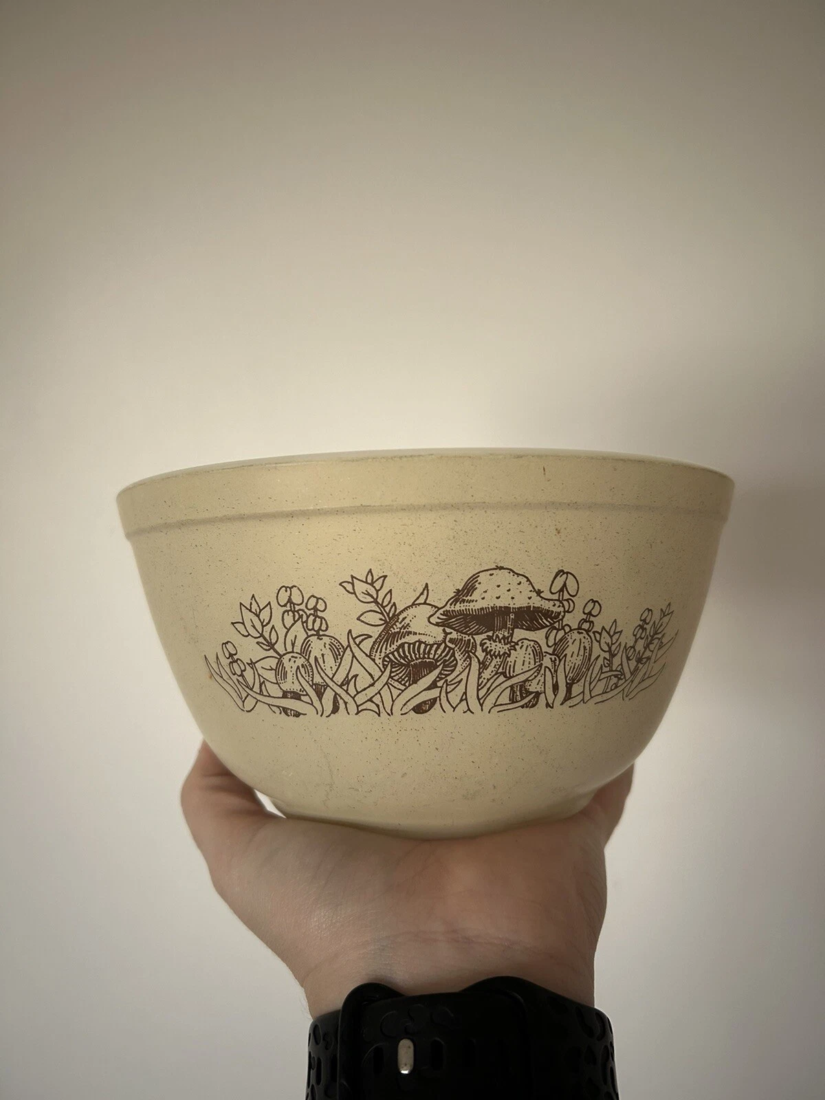 vintage pyrex forest fancies mushroom #402 1.5 Pint