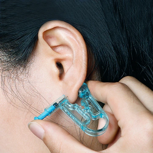 2Pcs Piercing Gun Disposable Sterile Ear Nose Piercing Kits Ear Rings Studs Tool image 9