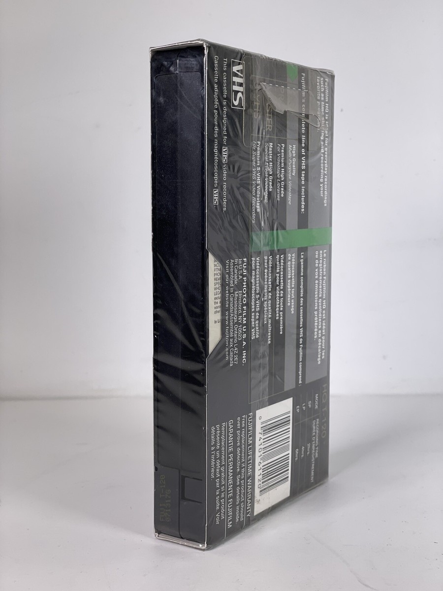 Fujifilm HQ T-120 Blank VHS Tape for sale online | eBay