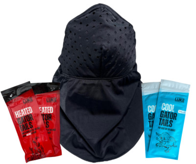 New Midnight Luke Head Gator With Two Hot Or Cold Packs