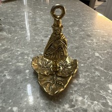 Antique Brass Jenny Jones Ring Coin Tray Ornate Footed Welsh
