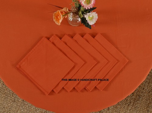 Indian Table Cloth Solid Cotton Linen Table Cover for Kitchen Round, 60IN Coffee - Picture 11 of 57