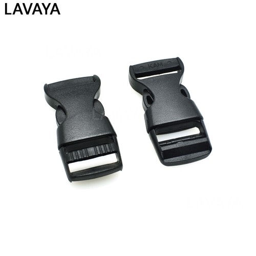 Hebillas de liberación lateral contorneadas de 5/8" (15 mm) para pulseras de paracord negras - Imagen 5 de 29