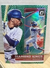 2022 Panini Donruss Optic Diamond Kings Green Dragon Prizm 78/99 Mookie Betts 27