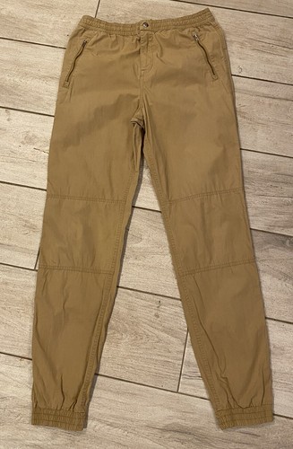 Polo Ralph Lauren Pants Boys XL 18-20 Brown Joggers Cotton Pockets Casual Khaki