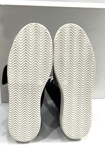 BORBONESE Sneaker alta pelle di vit./camoscio Donna Woman Nero Size Eu 38 BRB007 - Picture 6 of 6
