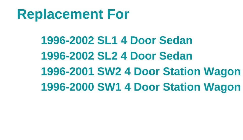 Vidrio de ventana de puerta delantera lateral izquierda/conductor para Saturn SL1 / SL2 / SW1 / SW2 Foto 4 de 4