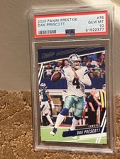2020 Panini Prestige Dak Prescott PSA 10 Cowboys Card LOW POP