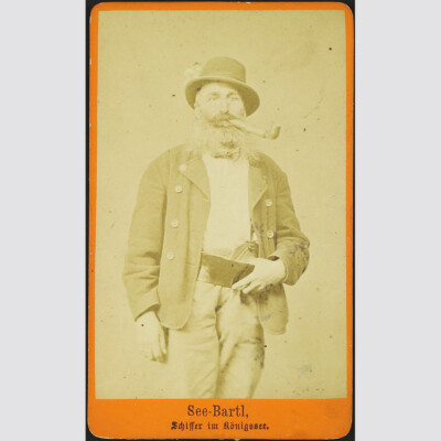 P. Ney: See-Bartl, Schiffer im Königssee. CDV 1870