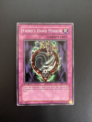 Yu-Gi-Oh! Common Invasion Of Chaos Ioc-102 1st Eng Fiend s Hand Mirror Near Mint