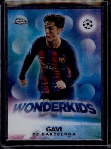 2022-23 Topps Chrome UEFA Club Competitions #W3 Gavi Barcelona - Bild 1 von 2