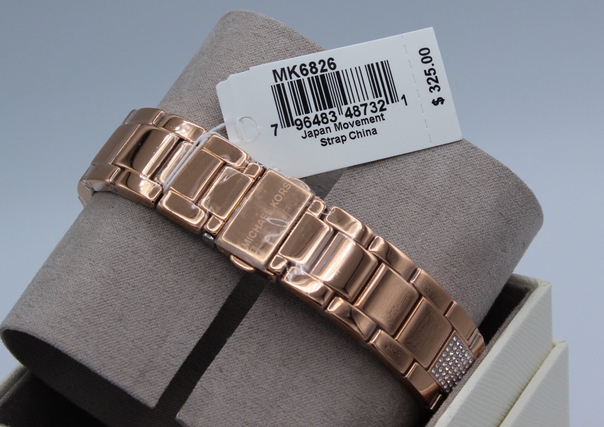 腕時計　MICHAELKORS NEW AUTHENTIC MICHAEL KORS TIBBY ROSE GOLD CRYSTALS GLYTZ