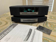 Bose Wave Music System CD AM/FM W/ 3 CD Changer  Remote Control