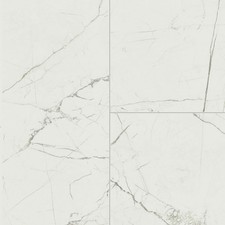 White Marble Tile Effect Vinyl Flooring Kitchen Bathroom 3.8mm