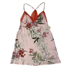 Secret Treasures Chemise Womens Size Small Pink Floral Flower Nightgown Pajamas
