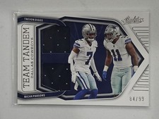 2022 Panini Absolute - Team Tandem Materials Micah Parsons, Trevon Diggs #TT-TM
