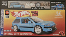 Hot Wheels Mattel Brick Shop Custom 90 Honda Civic Ef The Hot Ones Nib