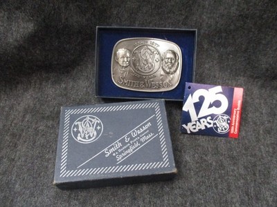 Vintage 1977 Smith & Wesson Model 610 ''125th Anniversary'' Belt Buckle
