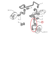 Schlauch Steuerung Hydraulisch Bremsen Ant. Fiat Seicento Original 46481635
