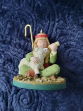 Vintage DaySpring Christmas Celebration Collection Shepard Boy Ornament 2003