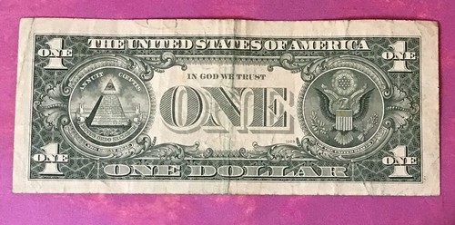 1963B JOE BARR DOLLAR BILL E 12265377 G TWO PAIRS TOGETHER - Picture 2 of 2