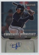 2022 Panini Prizm Draft Picks Auto Emmanuel Rodriguez #AU-ER Auto 0su2