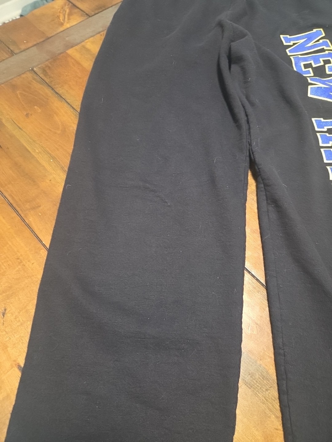 Champion University of New Haven Chargers Sweatpants Black Fleece Pants Size Med image 5