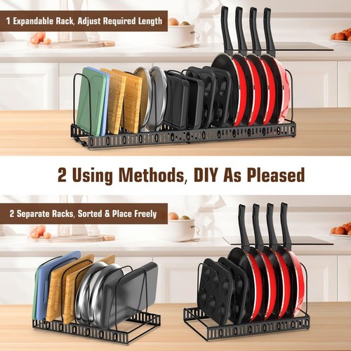 Cutting Board Organizer Rack, Expandable Baking Tray and Cookie Sheet Organizer - Picture 4 of 4
