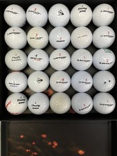 25 Dunlop Mixed Golf Balls in Good Used Condition