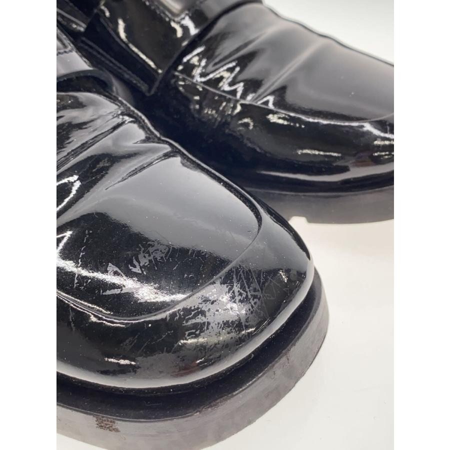 GUCCI Women's Enamel Loafers Dress Shoes Size:37/JP:24 Black 141122K Authentic thumbnail 7
