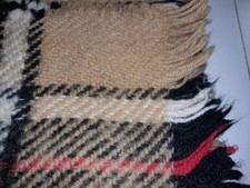 Burberry-Inspired Check Blanket~Travel Blanket~Throw. Never Used