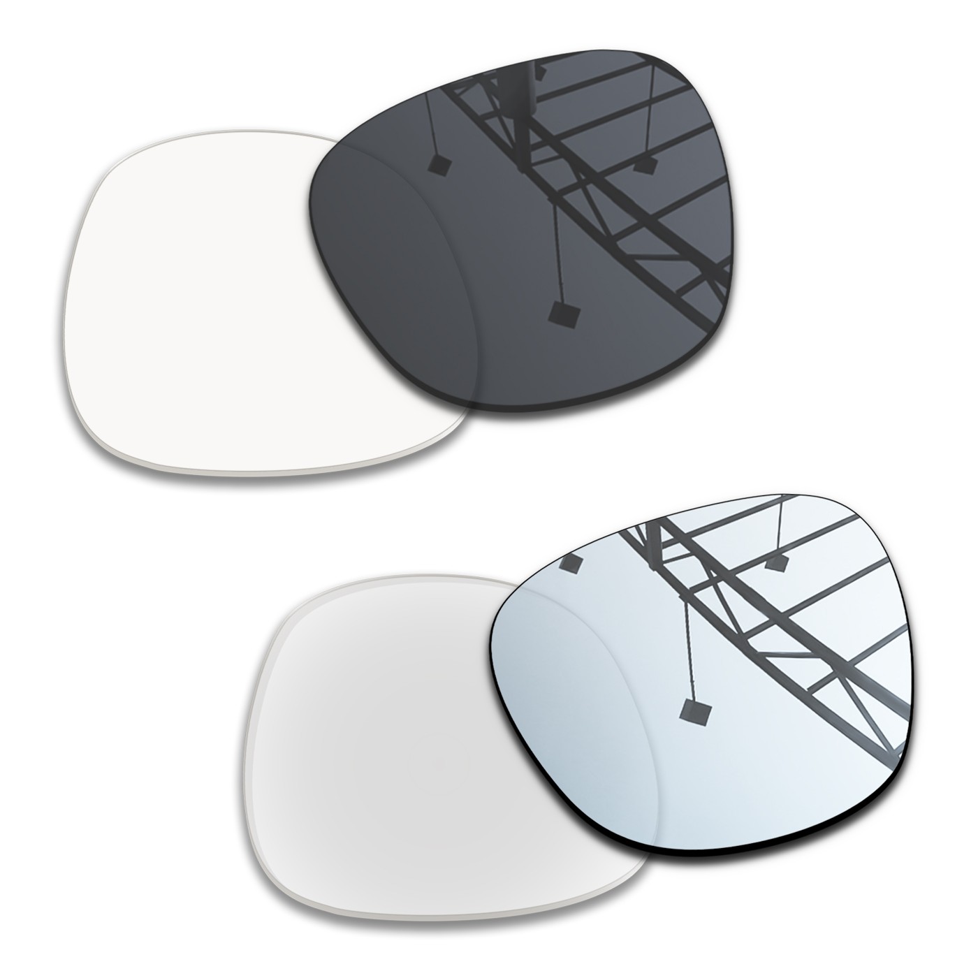 Photochromic Clear to Black + Photochromic Clear to Silver