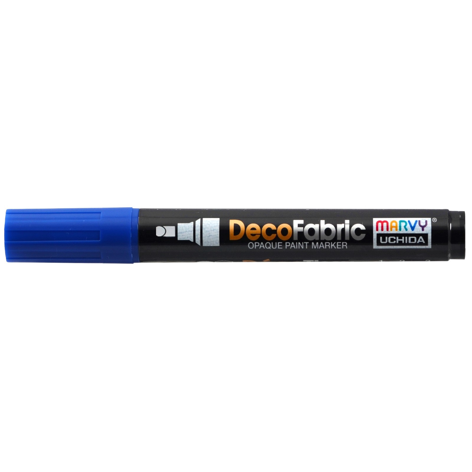 Uchida DecoFabric Opaque Paint Marker Chisel Tip-Blue